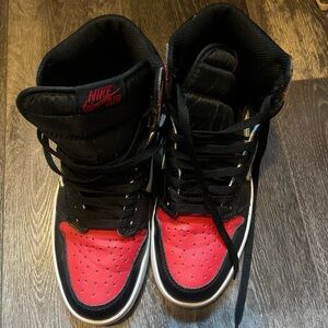 Nike Air Black and Red Sneakers 8men